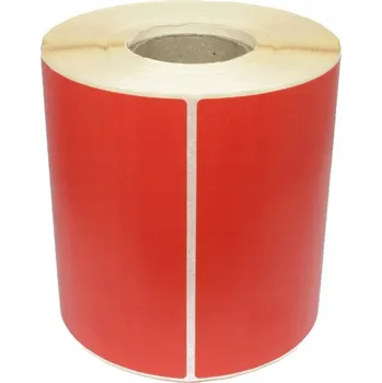Speciální papír TERMO ETIKETY 100x170 mm, 400 ks, Červené