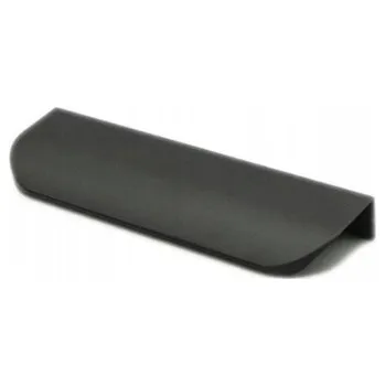 Nábytková úchytka hranová, černá matná, 320 mm