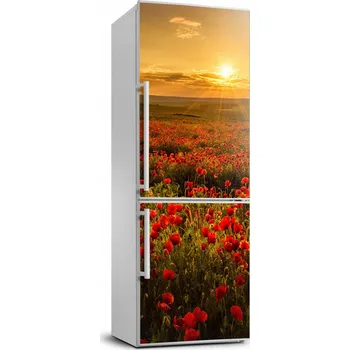 Fototapeta Samolepka Tapeta na lednici Krajina Makové pole