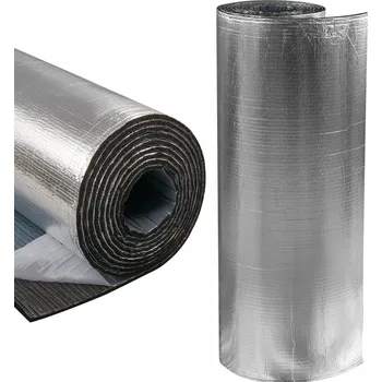 Tepelná izolace Tepelně izolační parozábrana s hliníkem, gumová houbička se samolepicí vrstvou