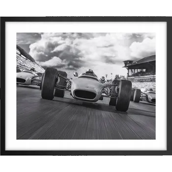 Obraz Foto obraz, plakát na zeď v černém rámu 50x40 Formule 1 do obýváku
