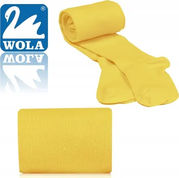 Dámské punčochy WOLA dámské BAWLNĚNÉ punčocháče vel. S (158/164) žluté