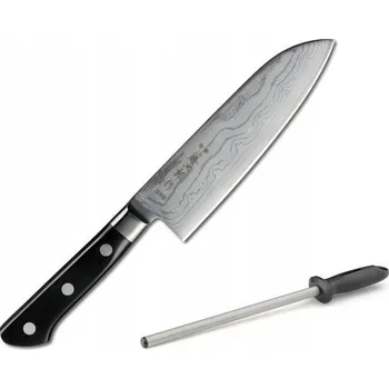 Kuchyňský nůž Nůž Santoku 17 cm Tojiro DP37 PLUS ostřička Taidea T0825D