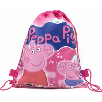 Obraz Školní vak pro děti | prasátko Pepa | Stahovací šňůrka