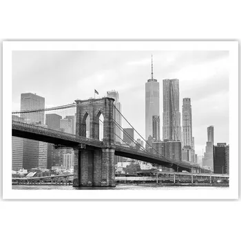 Obraz Obraz plakát do obýváku ložnice 91x61 New York foto na zeď bez rámu