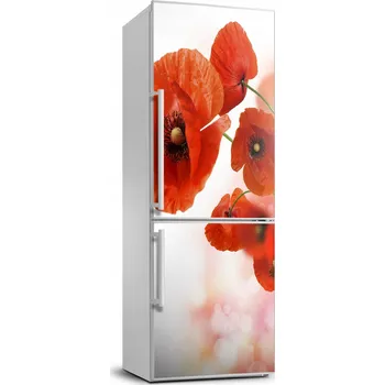 Fototapeta Samolepicí samolepící s grafikou dýhy Mák polní