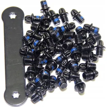 Pedál na kolo Piny pro pedály platformy 45 kusů M4 černý klíč