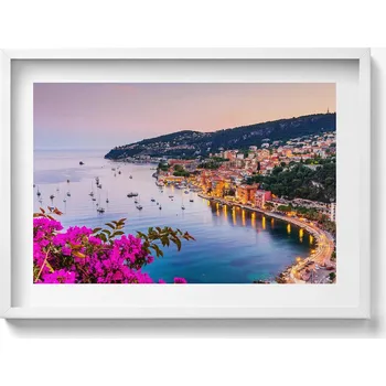 Obraz Dekorativní obraz v rámu do obýváku Azurové pobřeží přímořské 70x50 cm