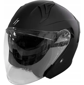 Helma na motorku MOTOCYKLOVÁ PŘILBA RUN ČERNÁ MATNÁ XL