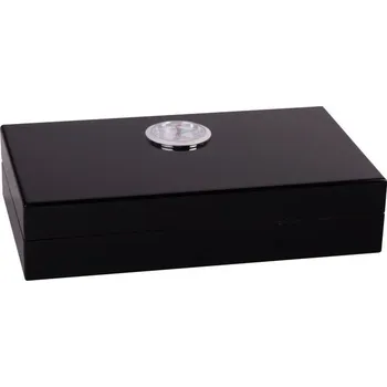 Humidor Dřevěný humidor Box na doutníky Vlhkoměr Zvlhčovač
