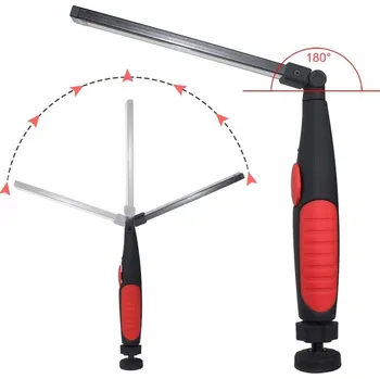 Svítilna Dílenská LED svítilna COB s MAGNET, hákem a USB nabíjením