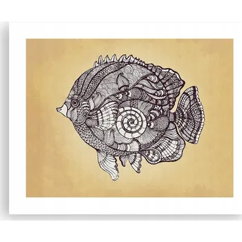 Obraz Obraz plakát na zeď bez rámu 50x40 ryba foto plakáty do obýváku ložnice