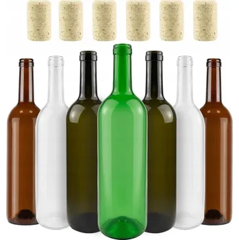 Obraz 10 Ks LÁHEV NA VÍNO OLIVOVĚ ZELENÁ ČIRÁ + KOREK