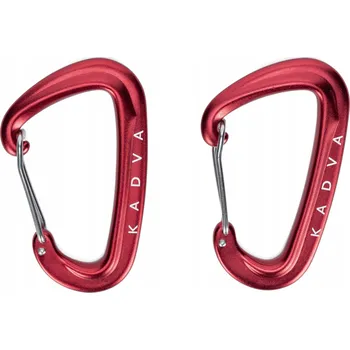 Houpací síť Karabina pro montáž houpací sítě KADVA Hammock Carabinier červená Hliníková