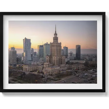 Obraz Dekorativní nástěnný obraz do pokoje Palác kultury a vědy Varšava 80x60 cm