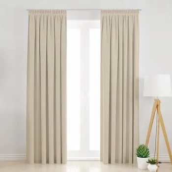 Obraz Závěs zatemňovací s řasící stuhou, na žabky 145 cm x 340 cm