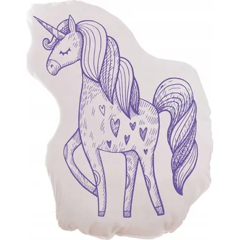 plyšák Polštář JEDNOROŽEC unicorn plyšová hračka srdíčko