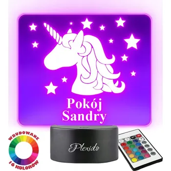 Lampička Plexido vícebarevná Noční lampa