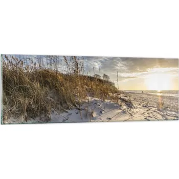 Obraz Obraz na skle do obýváku ložnice 90x30 krajiny obrazy na zeď sklo