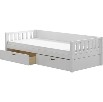 Dětská postel Nábytek PEGAS s.r.o. Postel s úložným prostorem Viggo bílá