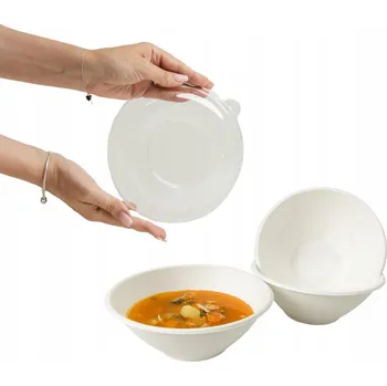 Jednorázové nádobí Miska na jedno použití Ecopicnic JRHG40 1200 ml 500 ks