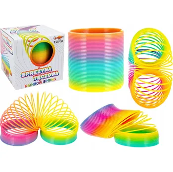 Hračka pro nejmenší Dovednostní hra Duhová pružina velká Trifox