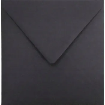 Obálka Ekologické obálky na čtvercové pozvánky Materica c. grafitové, 5 ks