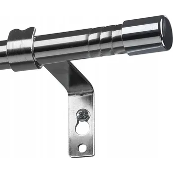 Obraz Kovová garnýž 76-157 cm INFLATION s držáky a kovovými koncovkami