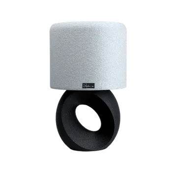 Lampička Sike_cz Stolní Lampa Sophie's Graphite S bílá / šedá