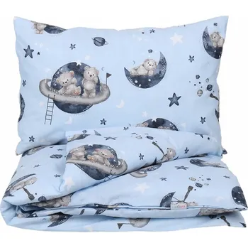 Povlečení Sada povlečení Babymam 100 x 135 cm modrá