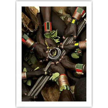 Obraz Plakát bez rámu do obýváku, ložnice 50x70 Afrika moderní, módní obraz