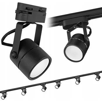 Bodové svítidlo Stropní bodové svítidlo LEDTechnics černé, 6x GU10, s 2m lištou