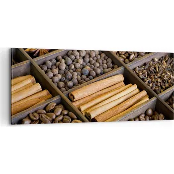 Obraz Foto obraz na plátně 100x40 koření obývací pokoj ložnice na zeď velký