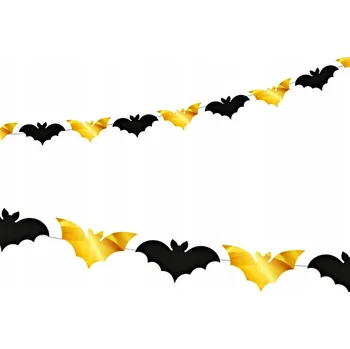 Černá girlanda PartyPal netopýr