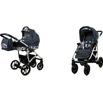 Kočárek Dětský kočárek 2v1 BabyLux LARGO – sporťák a hluboká korba, lehký, s taškou