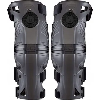 Motocyklový chránič kolene a holeně Ortézy Chrániče Kolen Mobius X8 Černo-Šedé M