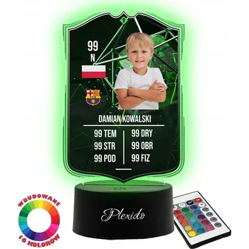 Lampička Plexido vícebarevná Noční lampa