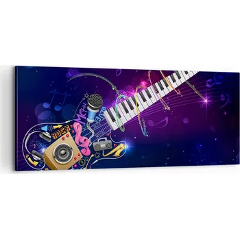 Obraz Foto obraz na plátně 100x40 abstrakce do obýváku ložnice na zeď velký