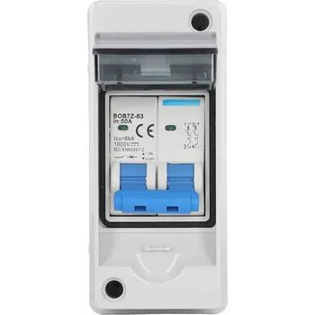 Bezpečnostní kamera Fotovoltaický jistič vodotěsný 2P 50A 1000V