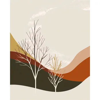 Plakát Plakát Pouštní pohledy bez rámu 40 x 50 cm