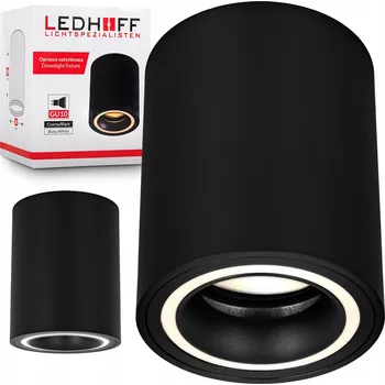 Bodové svítidlo Bodové kulatý svítidlo Ledhoff černé