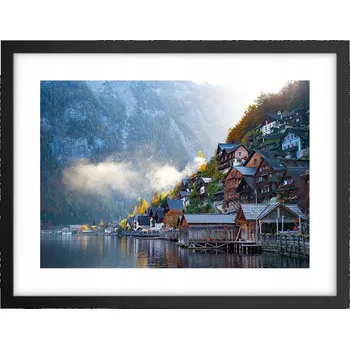 Obraz Obraz plakát v černém rámu do obýváku 40x30 krajina foto na zeď