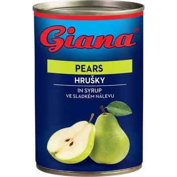 Giana Hrušky půlené v mírně sladkém nálevu