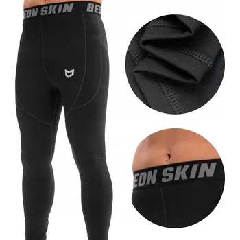 Pánské termo spodky Funkční spodky Beon Skin Pro černé, velikost XXL