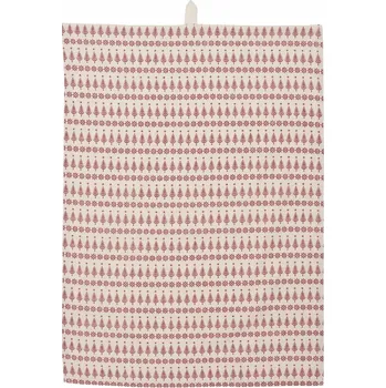 Utěrka Kuchyňská utěrka na nádobí Přírodní Červené Stromečky IB Laursen