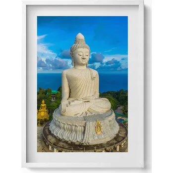 Obraz Dekorativní nástěnný obraz do obýváku kuchyně Buddha Phuket Thajsko 50x70 cm