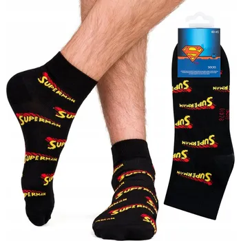 Pánské ponožky Soxo Ponožky DC Comics Superman pro kluka, vícebarevné, velikost 40-45