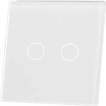 vypínač Dvojitý dotykový vypínač Livolo bílý VL-C702-61