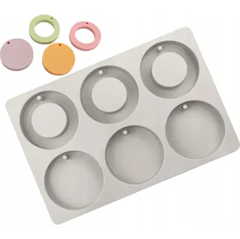 Šperk Silikonová formička na mýdlo mýdla PRSTEN PRSTÝNEK MEDAILE MEDALE