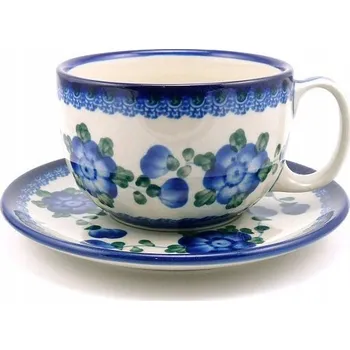 Šálek s podšálkem 350 ml Ceramika Artystyczna Bolesławiec